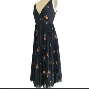 ARITZIA • WILFRED beaune floral wrap midi S